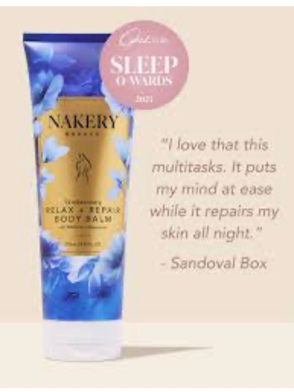 Nakery Botanics Relax & Repair Body Balm - 8.45oz